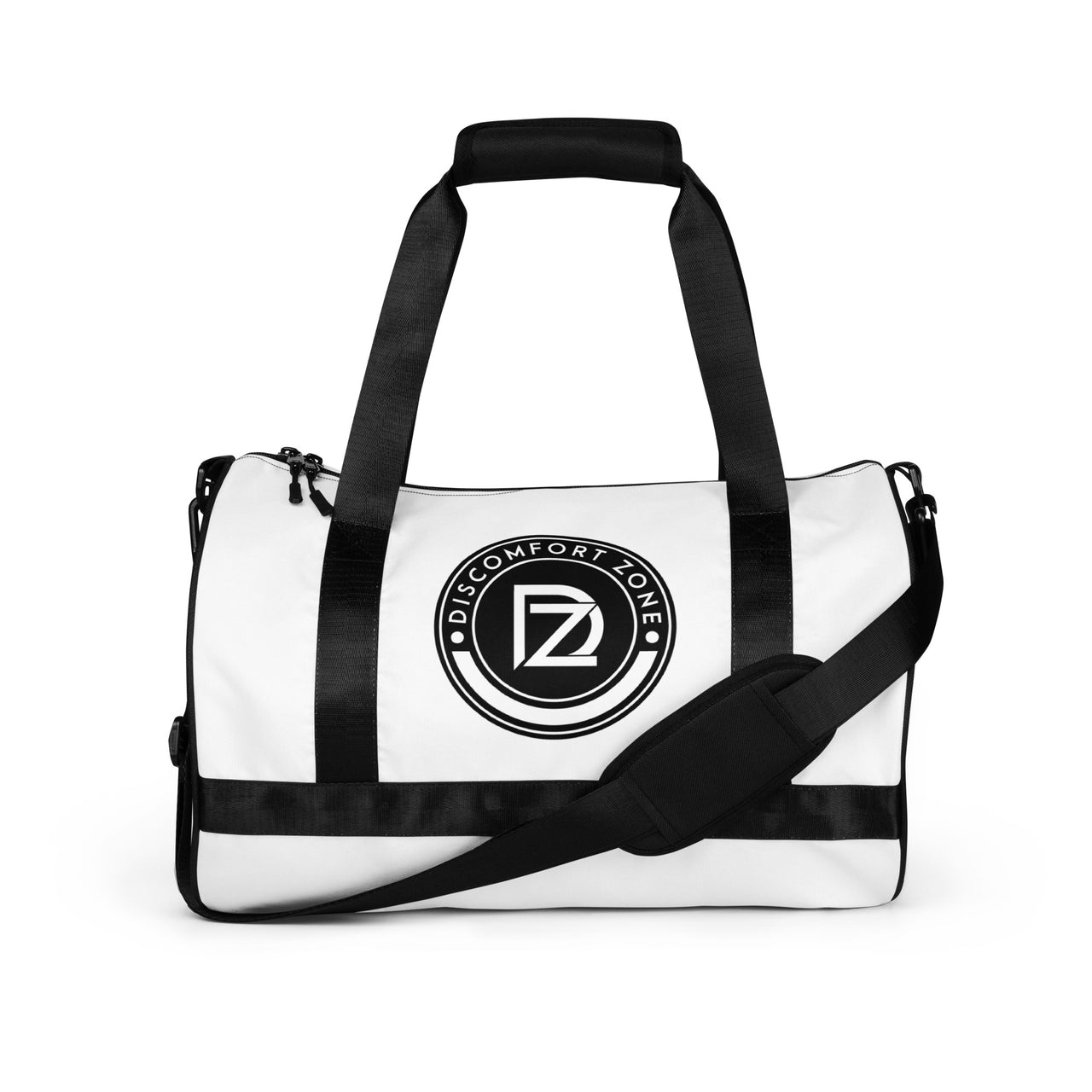 Discomfort Zone All-over print gym bag