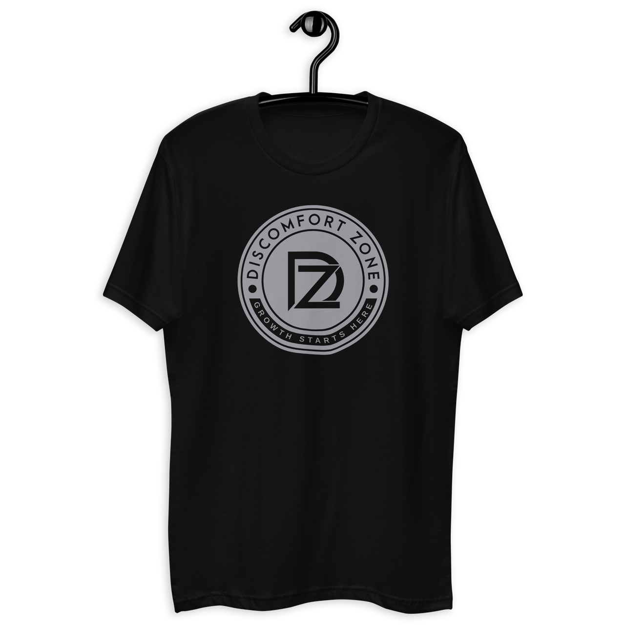 Gray Discomfort Zone Short Sleeve T-shirt