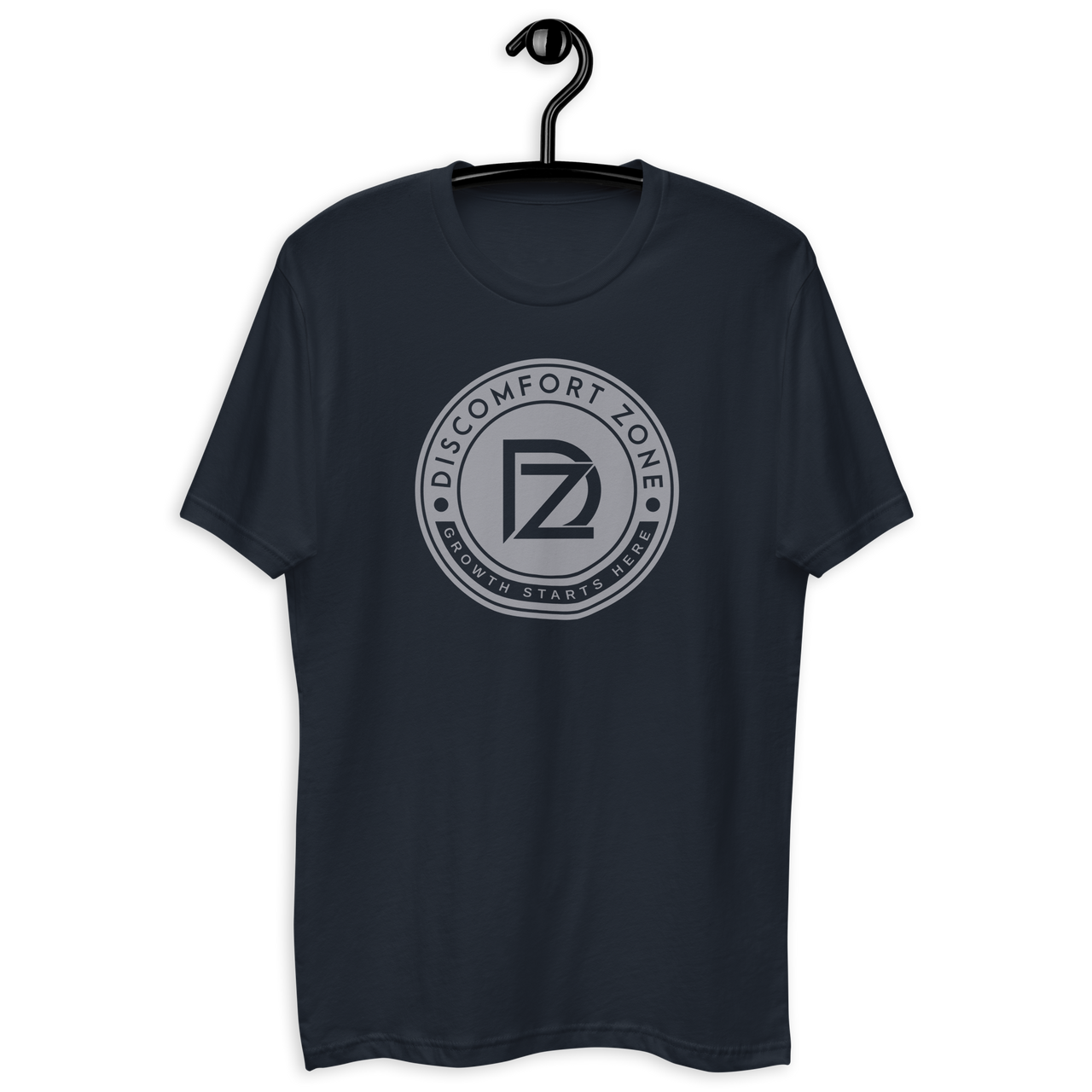 Gray Discomfort Zone Short Sleeve T-shirt